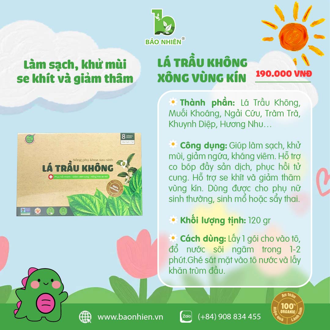 RỬA VÙNG KÍN BẰNG NƯỚC LÁ TRẦU KHÔNG SAU KHI ĐUN SÔI KỸ